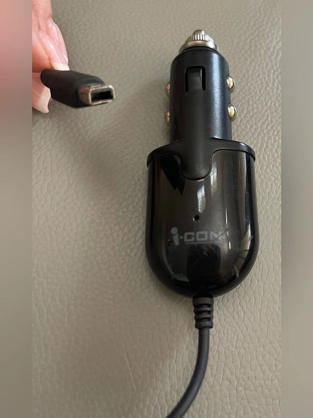 i-CON Black Nintendo DSi Car Charger, 5 ft long